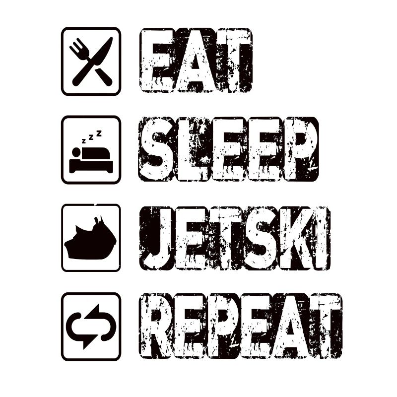 Manger Sleep Jetski Répéter