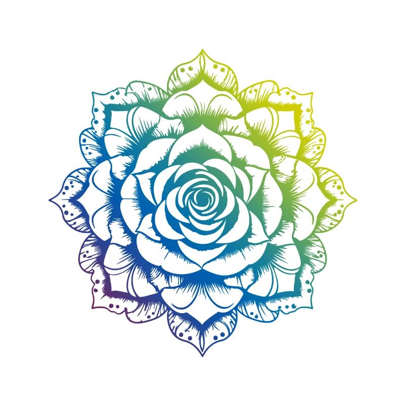 Rose Mandala Boho