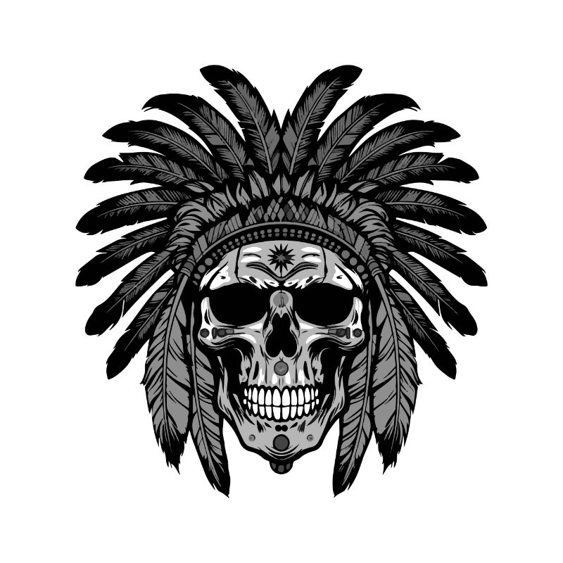 Chef indien Apache Skull