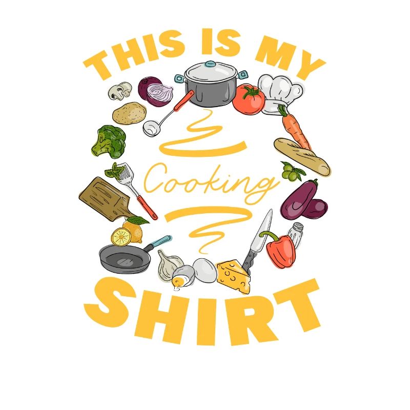 This Is My Cooking Shirt Funny Baking Hobby Chef