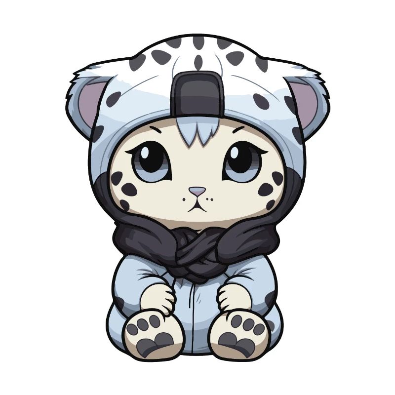 Snow leopard winter leopard comic