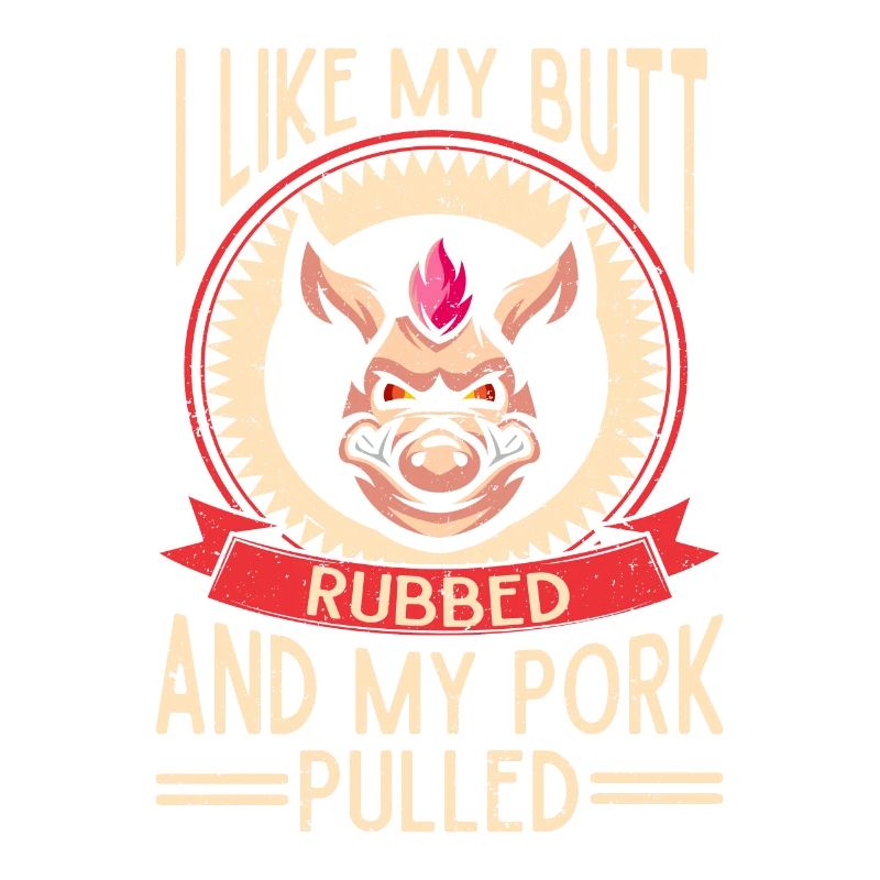 BBQ Pulled Pork Schwein Grill