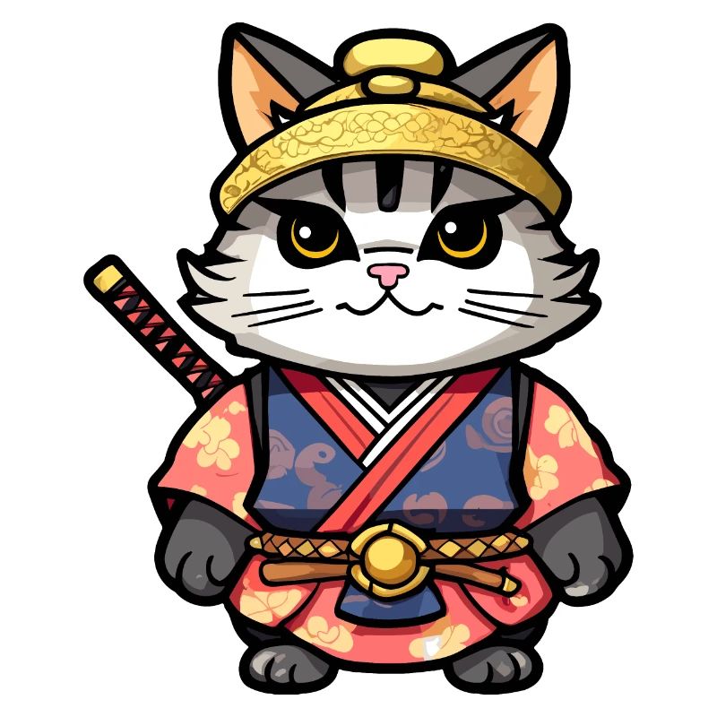 Chat samouraï #13