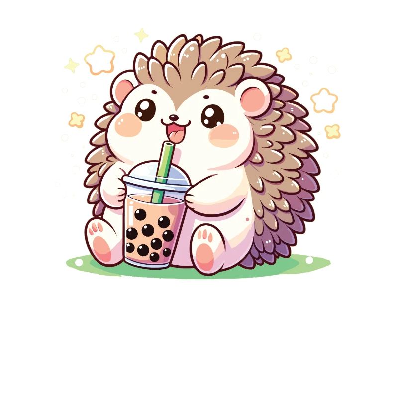 Kawaii Igel Bubble Tea Boba Igel