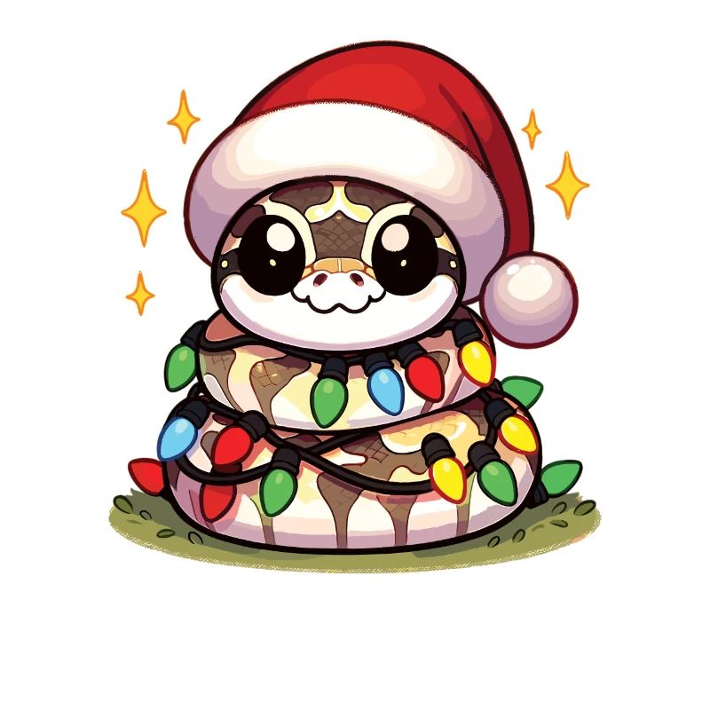 Santa Hat Christmas Fairy Lights Python