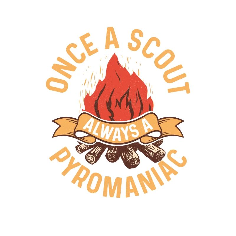 Scout's Flame: Forever a Pyromaniac Tee