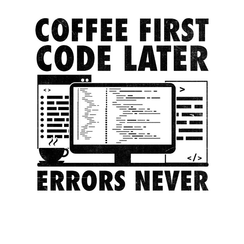 Café Codage Programmeur Codeur Développeur Nerd Coff