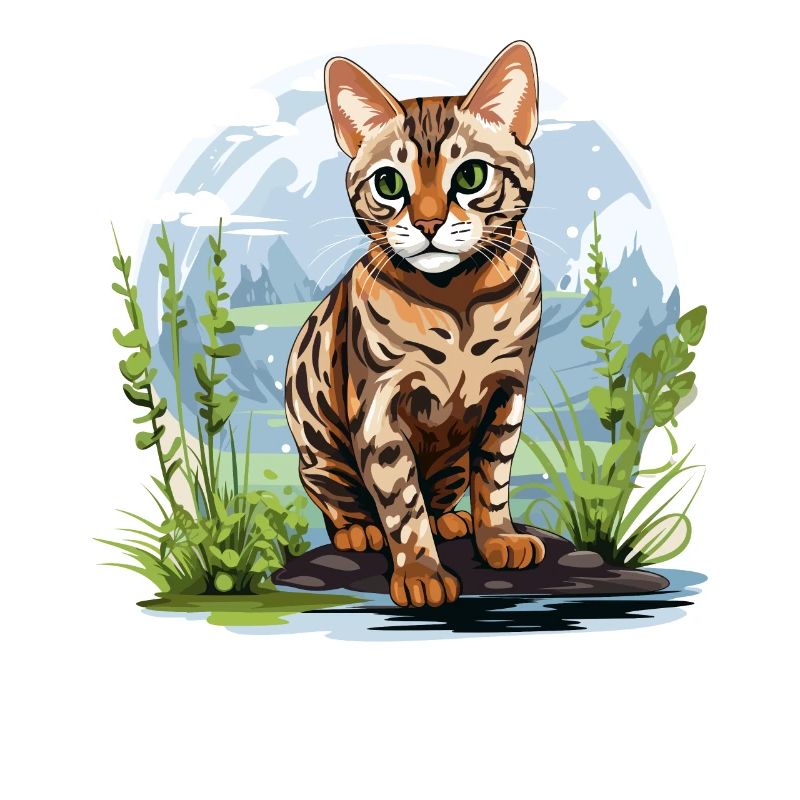 Chat du Bengale Bengalkatze