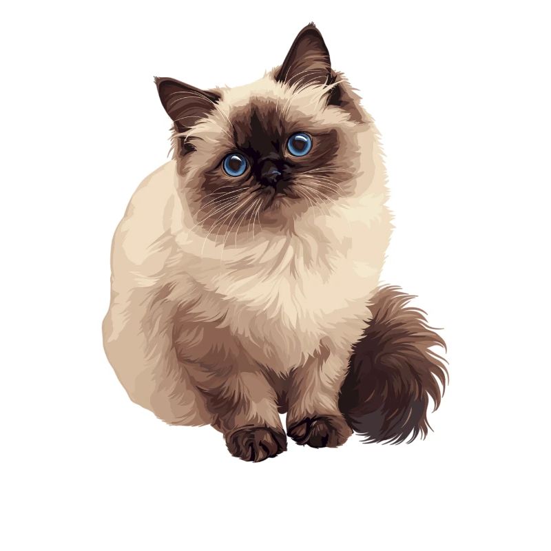 Himalayan Cat Colourpoint Katze