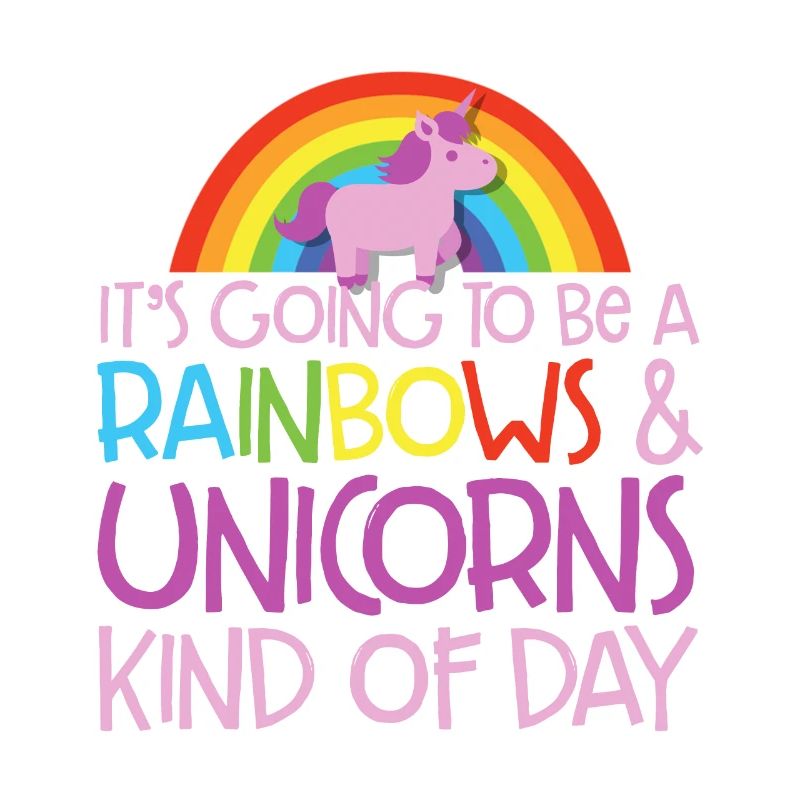 Es wird eine Art Coolness von Regenbögen und Einhörnern