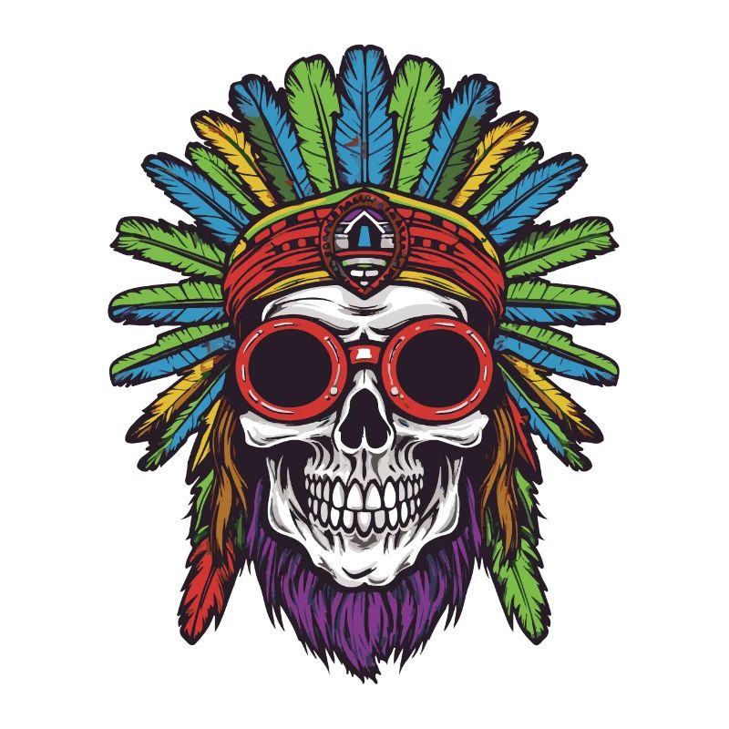 Apache Skull Indian