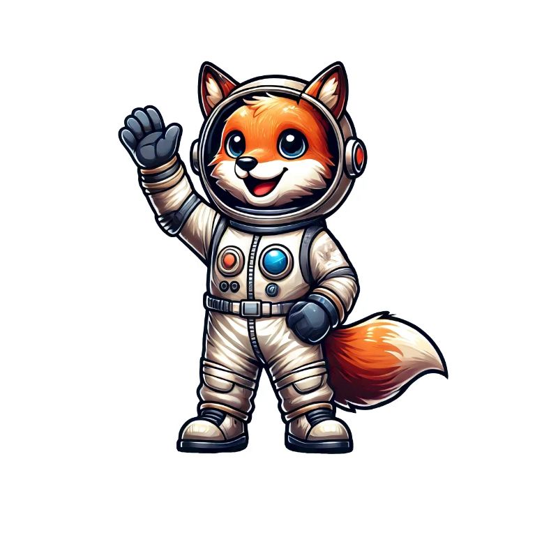 Astronaut Fox Space Cosmonaut Universe