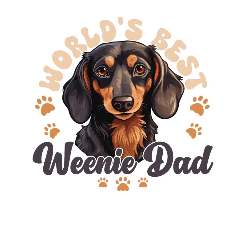 Teckel Chien Weenie Dad