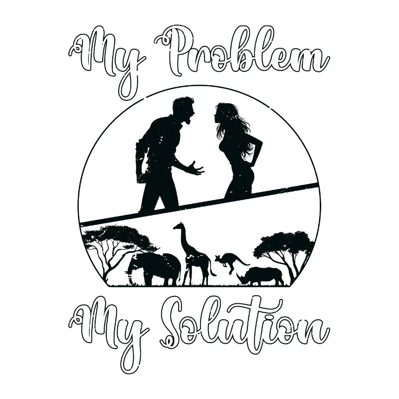 Zoologist My Problem My Solution Pictogram Mom Dad