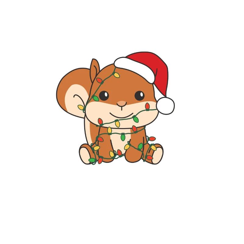 Weihnachten ist besser mit einem Eichhörnchen