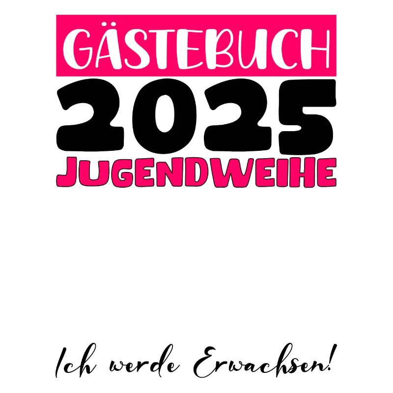 Jugendweihe 2025 Gästebuch Geschenk Mädchen Jungen