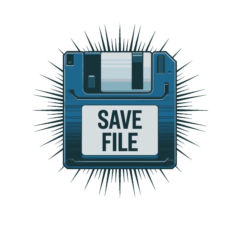 Save Disk Diskette 90s PC für einen Computer