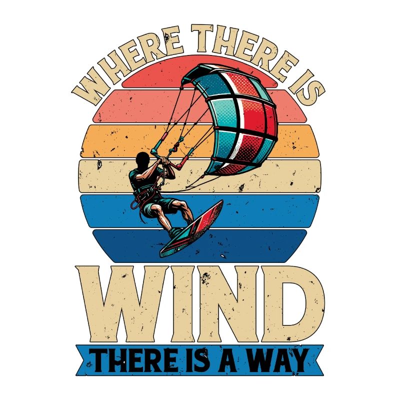 Le kitesurf là où il y a du vent aime le surf