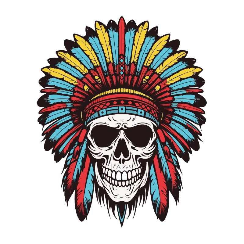 Crâne de chef indien Apache