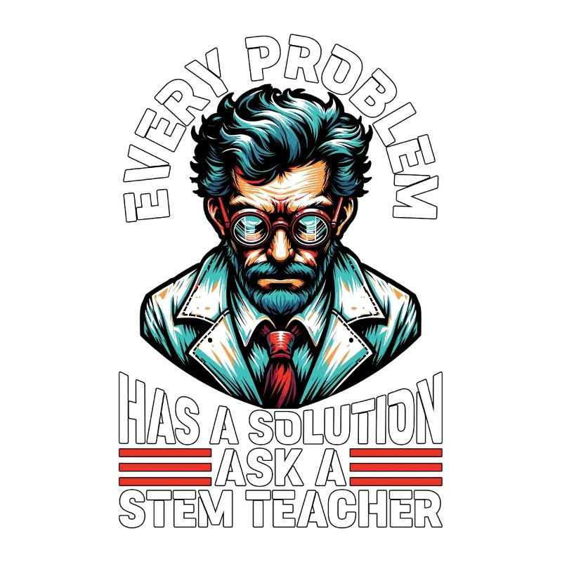 Enseignant STEM Chaque problème a une solution Éducateur