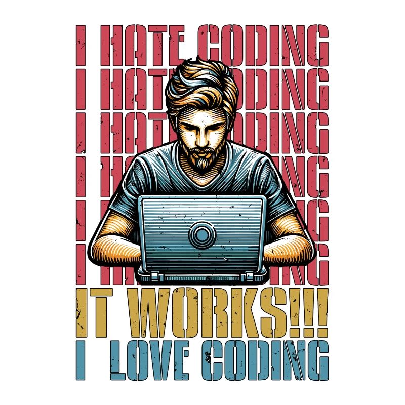 Codeur Je déteste coder Développeur Technologie Codeurs