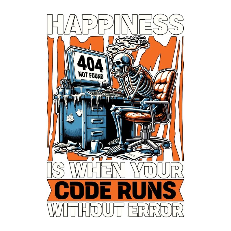 Coder Happiness Is When Your Code Runs Developer