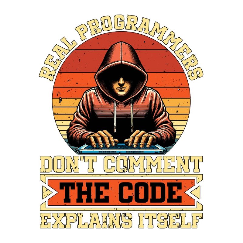 Codeur Les vrais programmeurs ne commentent pas le développeur Web