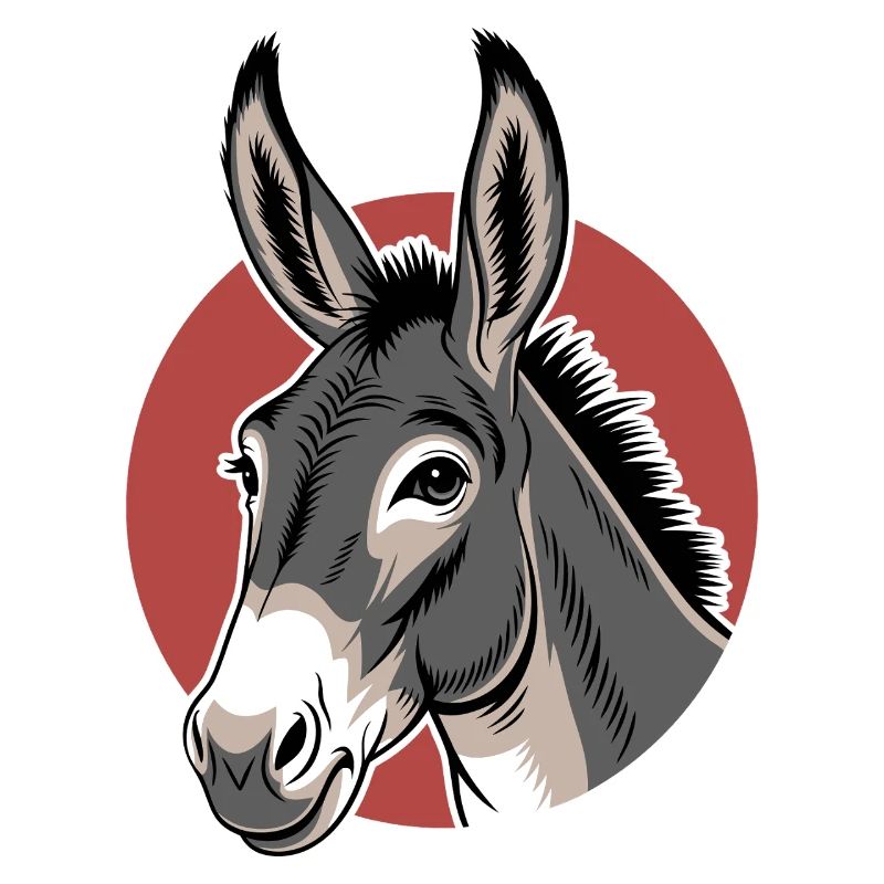 Âne Mule Cheval Ferme Élevage Fermier Mignon