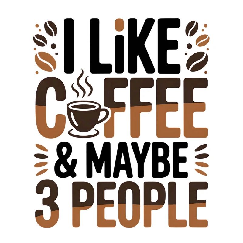 Kaffee Introvertierter Spruch Coffee