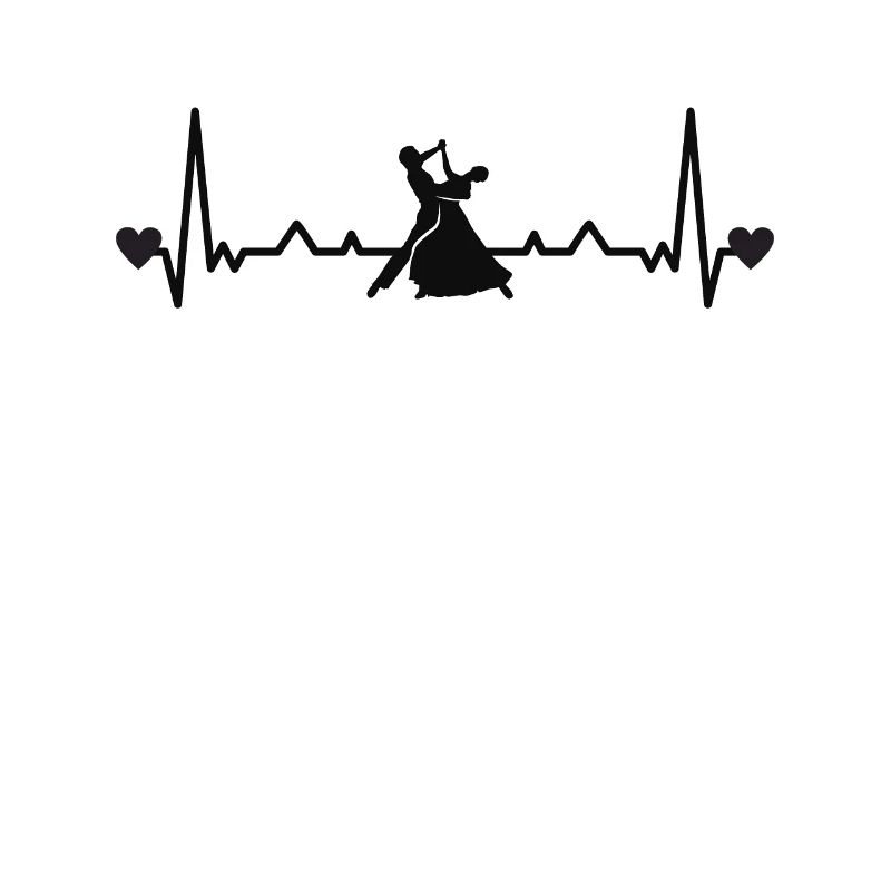 Heartbeat ECG Standard Dancing Dance Pair Slow Fox