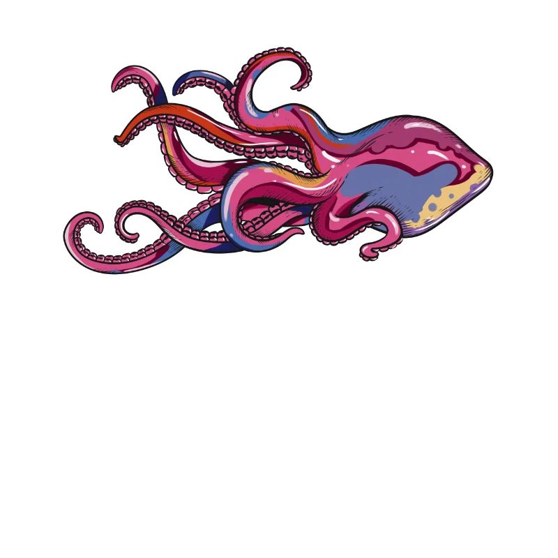 Octopus 8 poor tentacles squid fan lover