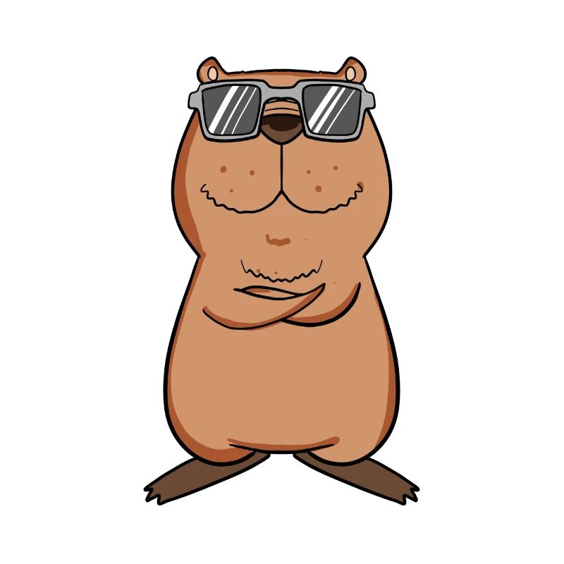 cooles Capybara