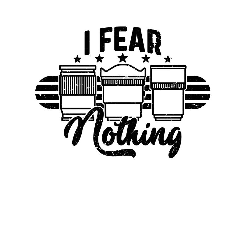 I Fear Nothing Retro Videographer Camera Operators