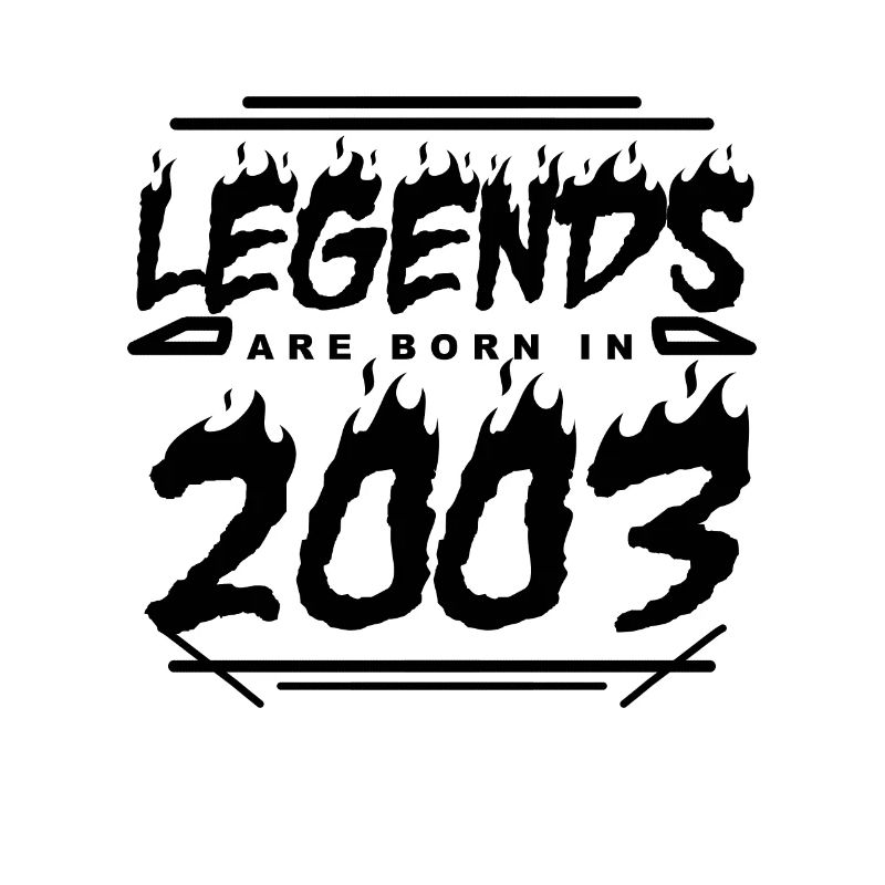 Légende 2003 - Année 2003 - Année de construction 2003