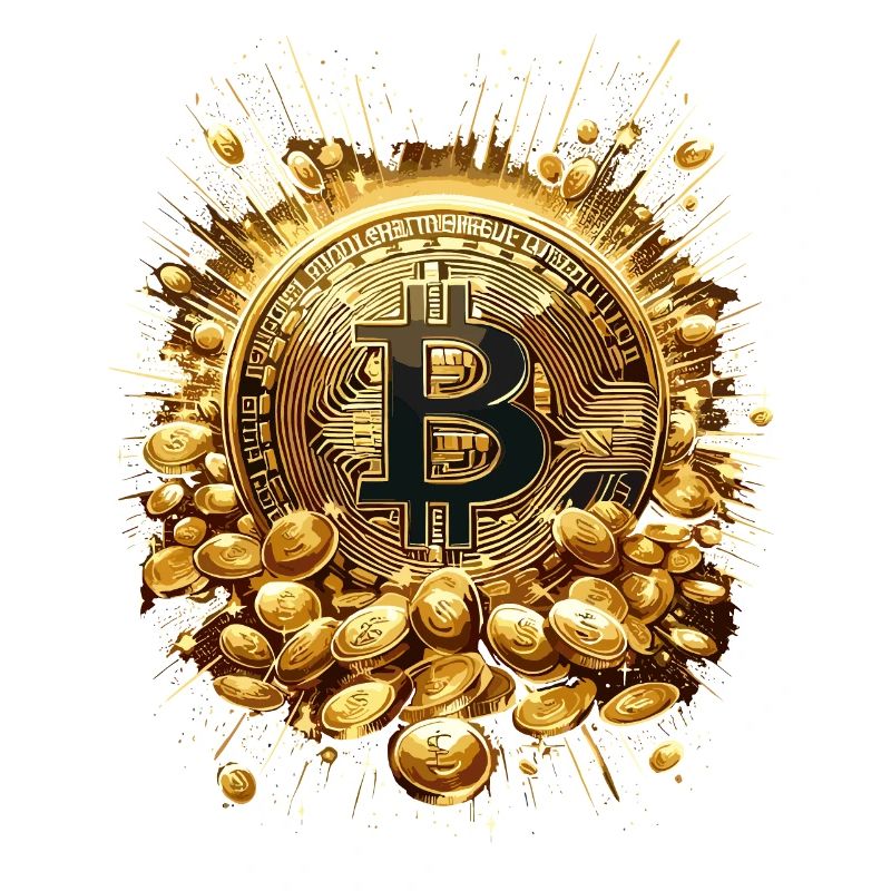 Bitcoin Explosion Krypto Enthusiasten