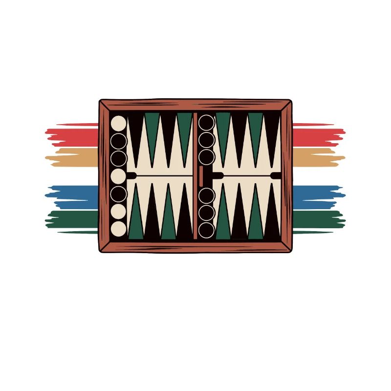 Das Leben ist ein Spiel Backgammon ist ernst Lovers Board G