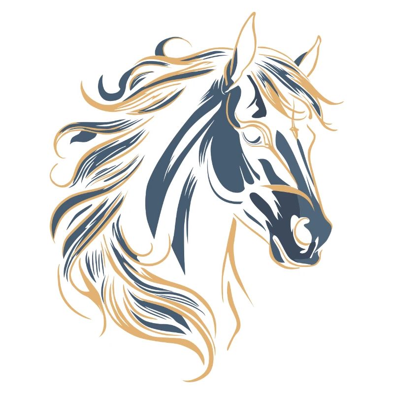 COULEUR DE TATOUAGE DE CHEVAL