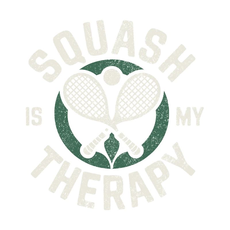 Squash is my Therapy Funny Squash Player