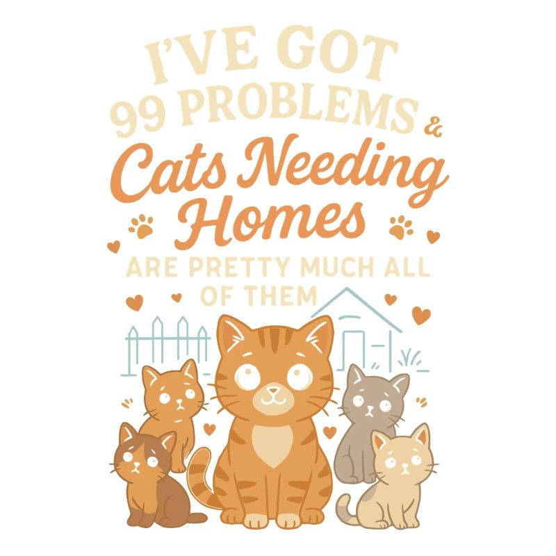 I have 99 problems & cats that need a home