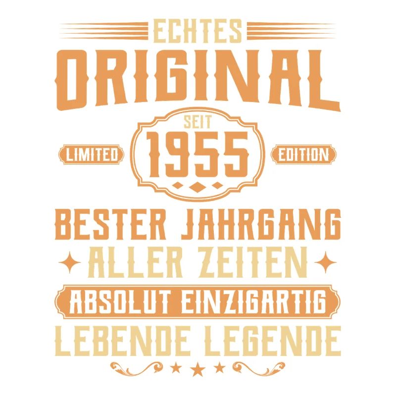 Echtes Original seit 1955 - 70. Geburtstag