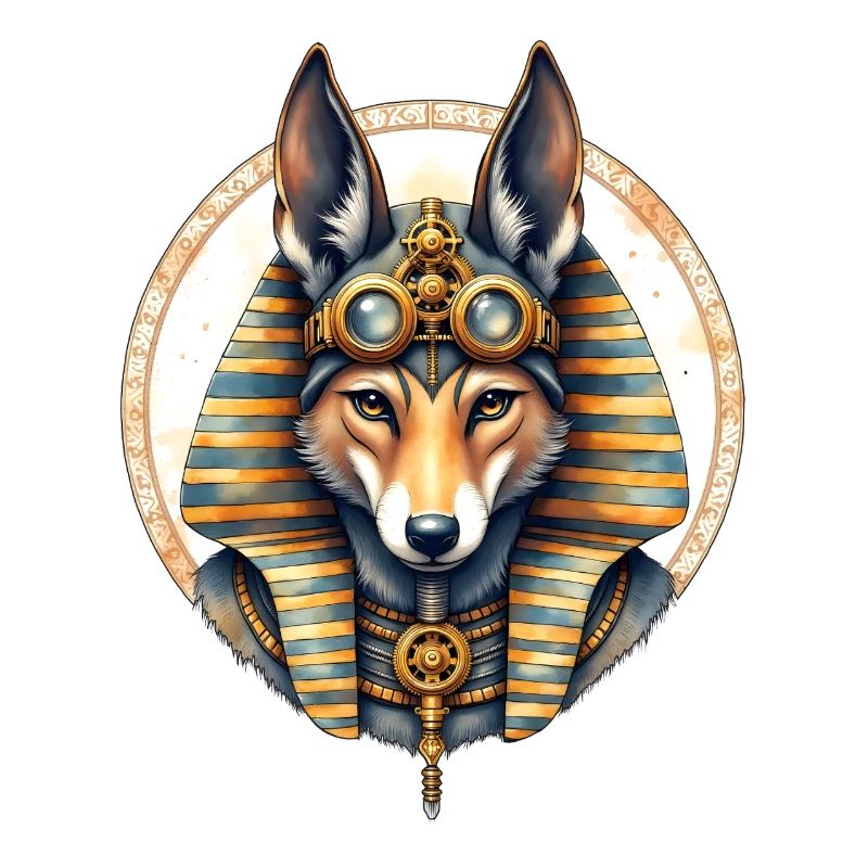 Style Steampunk Husky égyptien