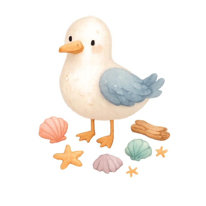 Seagull Beach Shells Maritime Coast