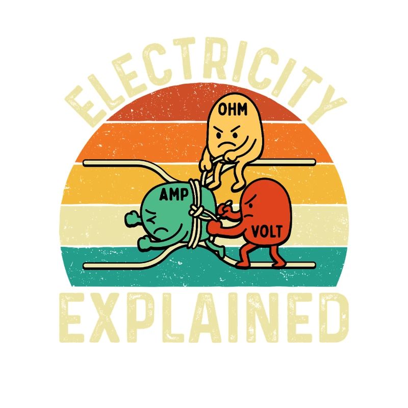 Electricity Explained Funny Engineer STEM Quote