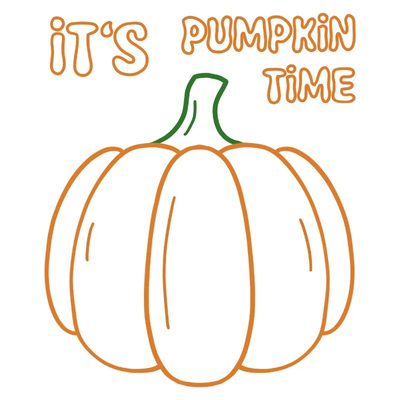 Its Pumpkin Time Illustration