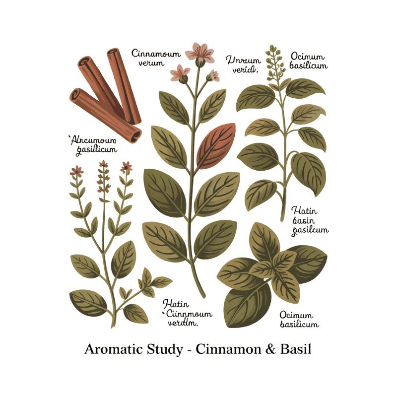 Aromatic Study – Cinnamon & Basil