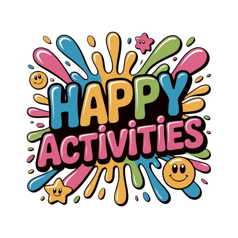 Activités joyeuses Explosion d’éclaboussures