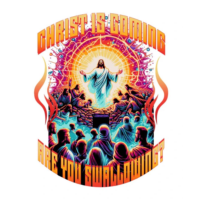 Le Christ arrive. Tu avale ? Inutilisable