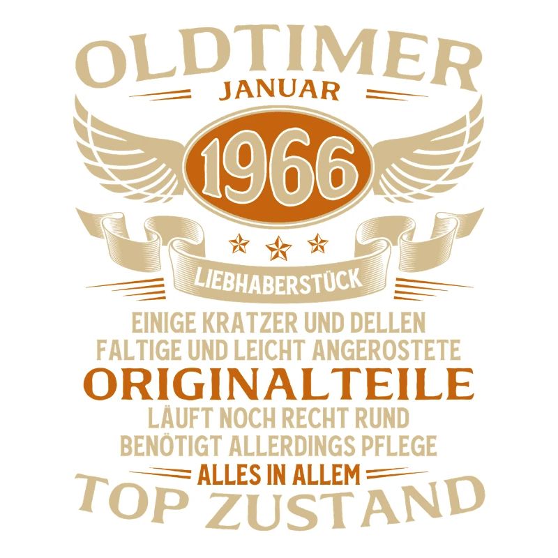 60. Geburtstag Geschenk Oldtimer Januar 1966