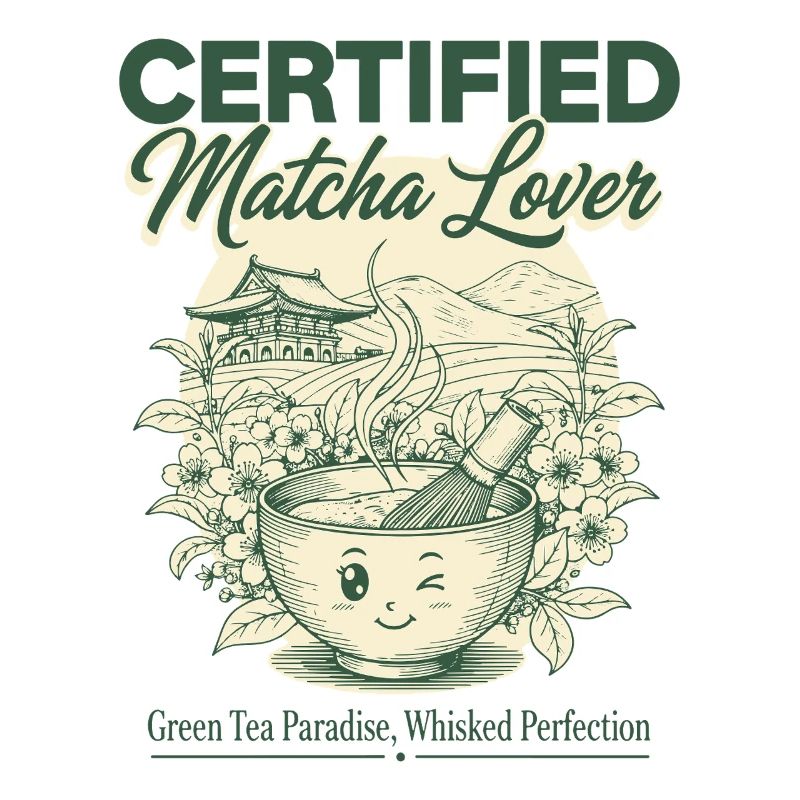 Certified Matcha Lover Green Tea Paradise Whisked
