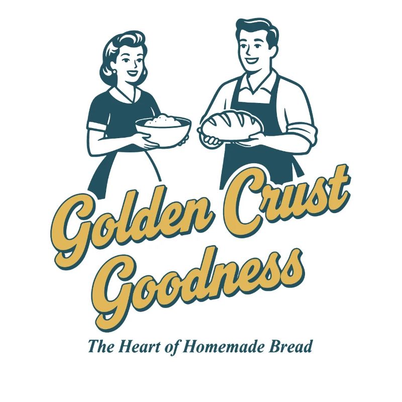 Baking sourdough bread with a golden crust